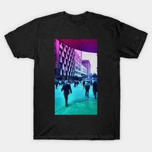 Pastel Brisbane City Print - Edward Street T-Shirt